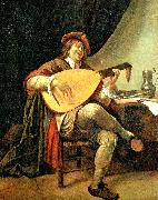 flicka med gitarr Jan Vermeer
